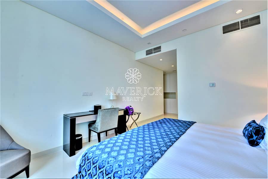 10 Luxury Furnished 2BR | High Floor | Canal View