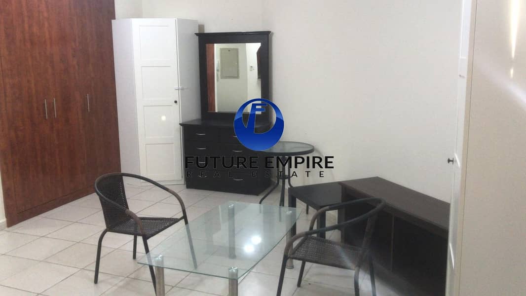 5 LAVISHLY FURNISHED STUDIO AVAILABLE FOR AED 3000/- MONTH
