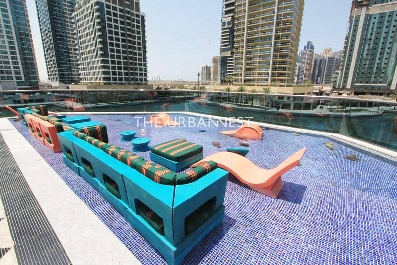 17 Full Lake View | 2 Bed w Balcony n Maid | Parking