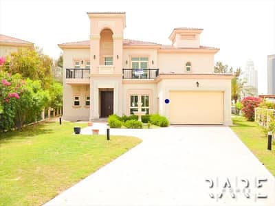 فیلا 4 غرف نوم للايجار في جزر جميرا، دبي - Huge 4 Bed Villa with private swimming pool | Grand Entrance فیلا 4 غرف نوم للايجار في جزر جميرا، دبي - Huge 4 Bed Villa with private swimming pool | Grand Entrance