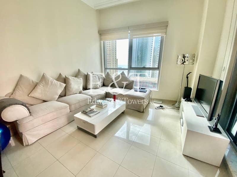 4 Fully Furnished | High Floor | Full Marina View