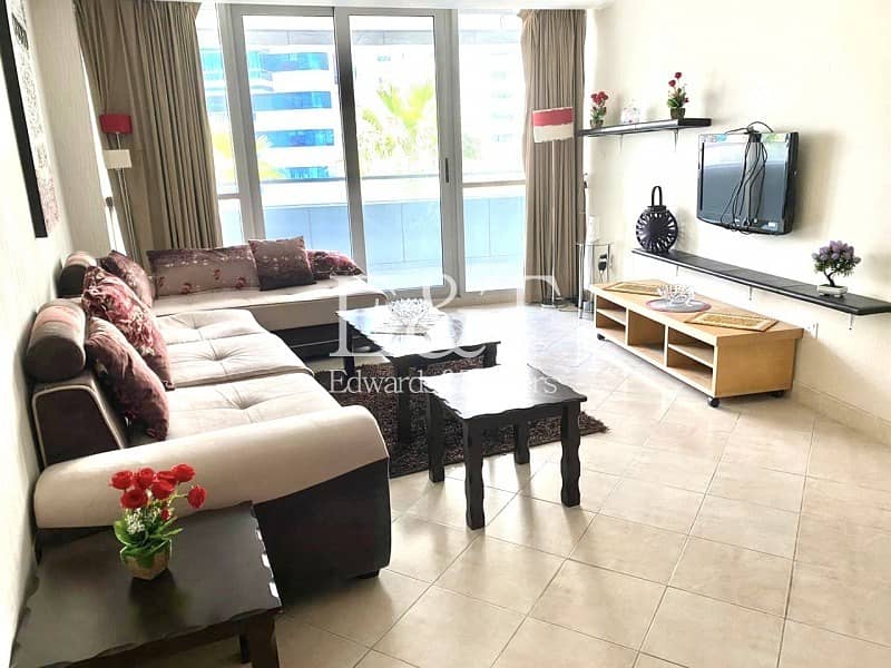 3 Fully Furnished | 1BR | Pool View | Chiller Free
