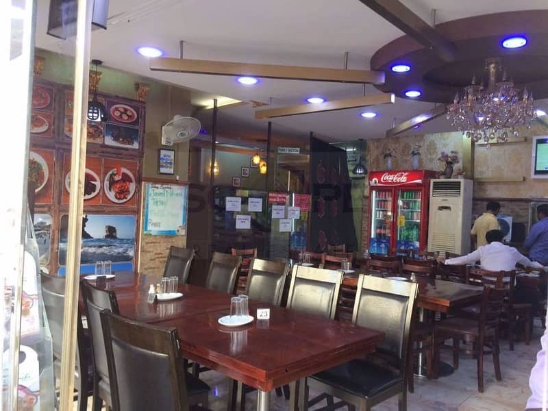 Well Running Restaurant in Meena Bazaar Bur Dubai for Sale
