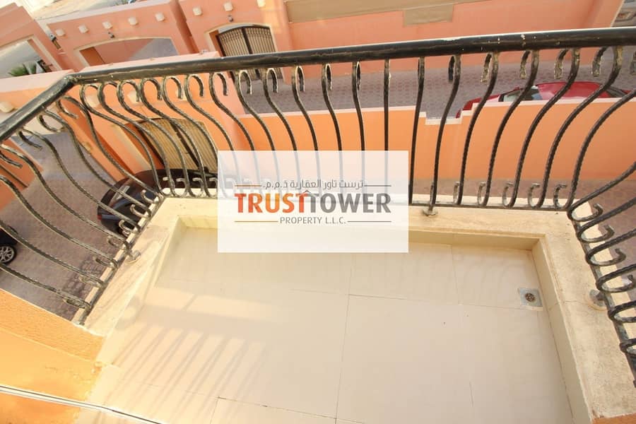 2 Big one BHK with balcony for rent in MBZ zone 14 monthly 4.000