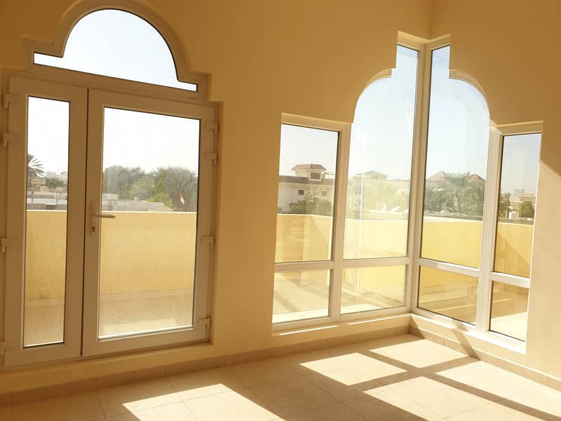 BARND NEW 5 BED VILLA FOR RENT IN AL ABAR SHARJAH RENT 95K IN 4 PAYMENT READY TO MOVE