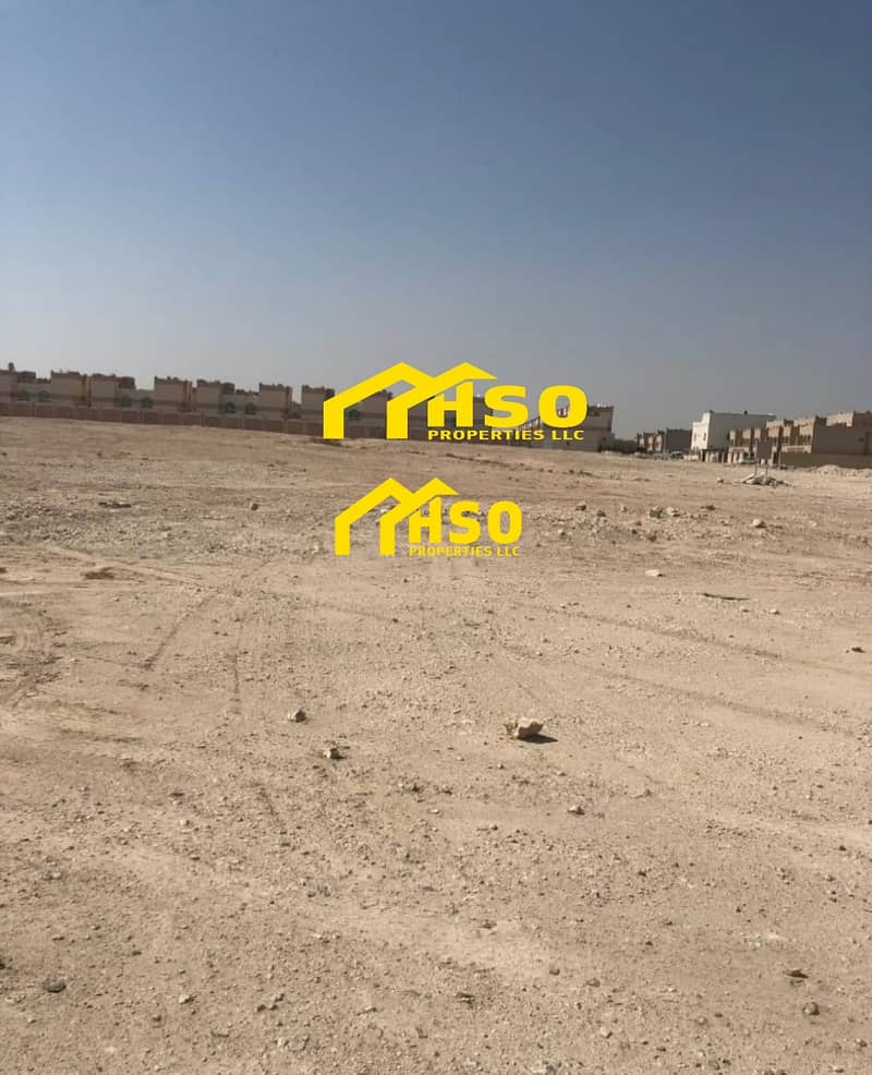 land for sale in al Nahda sharjah corner view