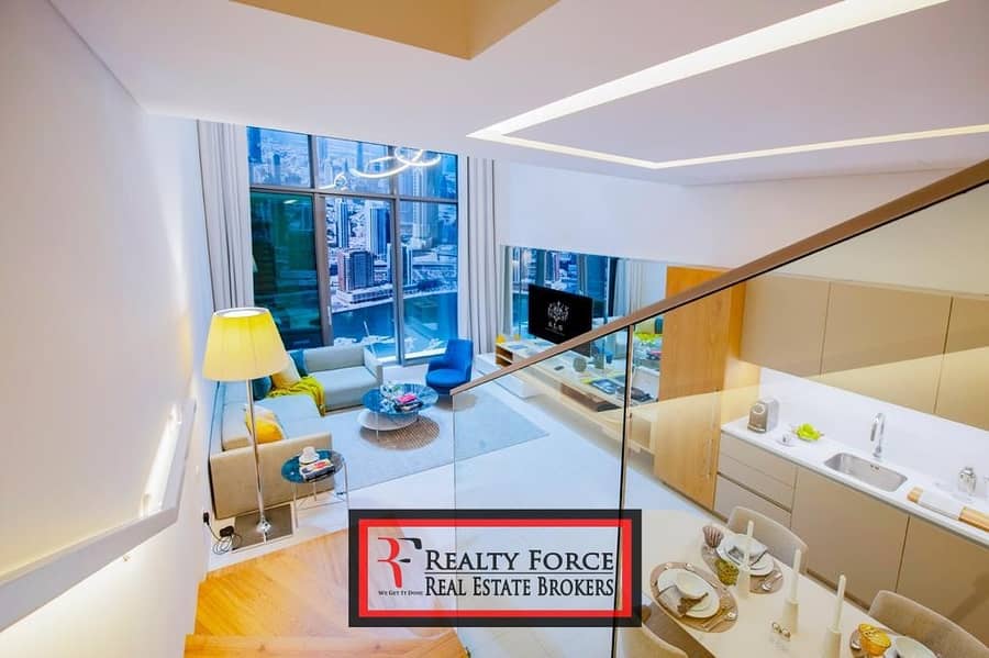 8 DUPLEX 2BR | HIGH FLOOR | PANORAMIC DOWNTOWN VIEW