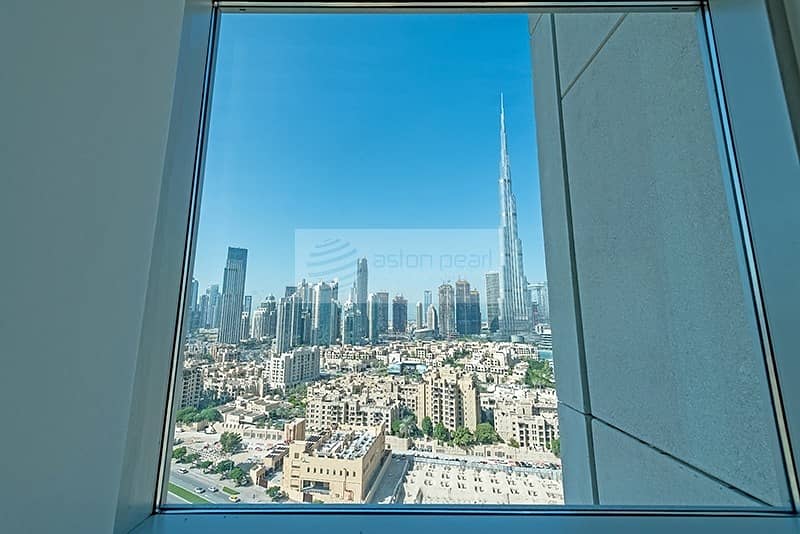 8 2BR|Vacant July 1st|Chiller Free|Burj Khalifa View
