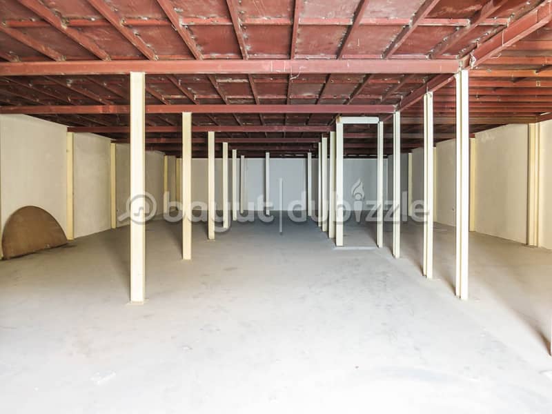 Warehouse 3200 sqft with full mezzanine For Rent In New Sanaiya, Ajman