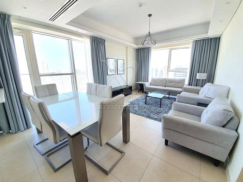 2 Furnished | Spacious Living Area | High Floor | 1 Month Free