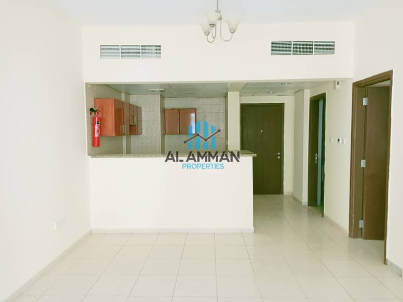 1 Bedroom with Balcony For Rent In Emirates Cluster International City | Family Building
