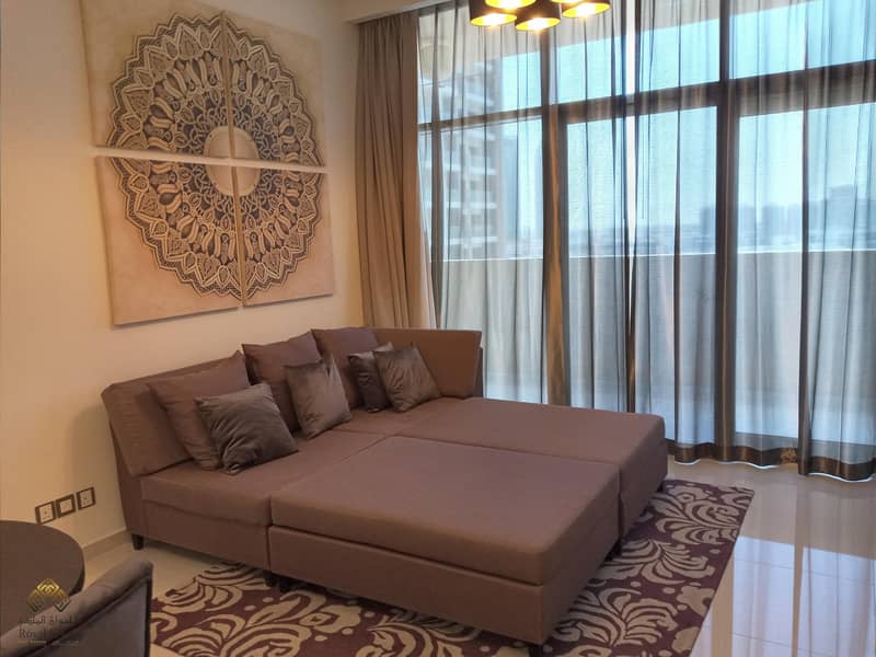 3 Luxury and Brand New 1 Bedroom Hall Apartment Available for Rent in DAMAC Ghalia