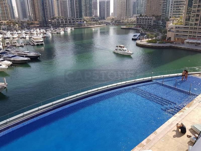 Upgraded 2 Bed with Full Marina Sea View