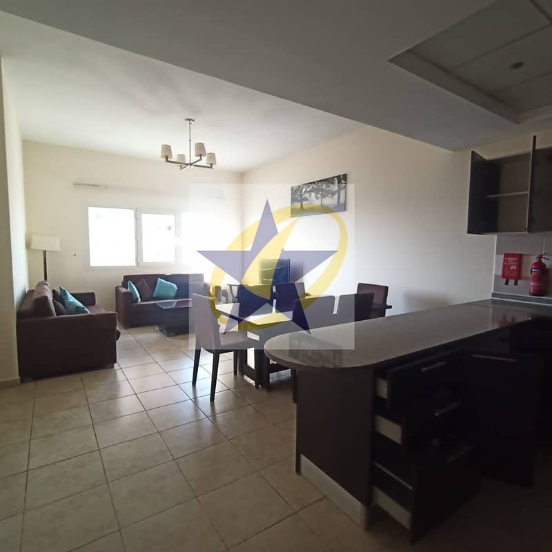 5 Bright 2 BR |Fully furnished| Ready to move in