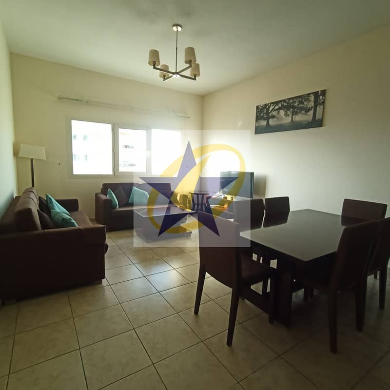 6 Bright 2 BR |Fully furnished| Ready to move in
