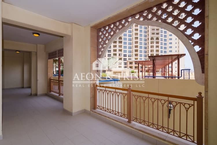 6 Type C | Large 2 Bedroom with Maid Room | Sea View