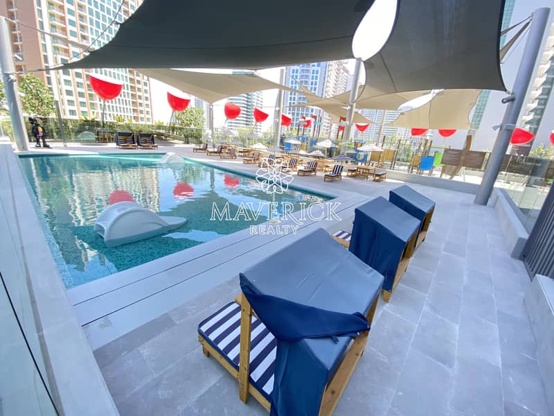19 Exclusive! New Furnished Studio | Canal+Pool View
