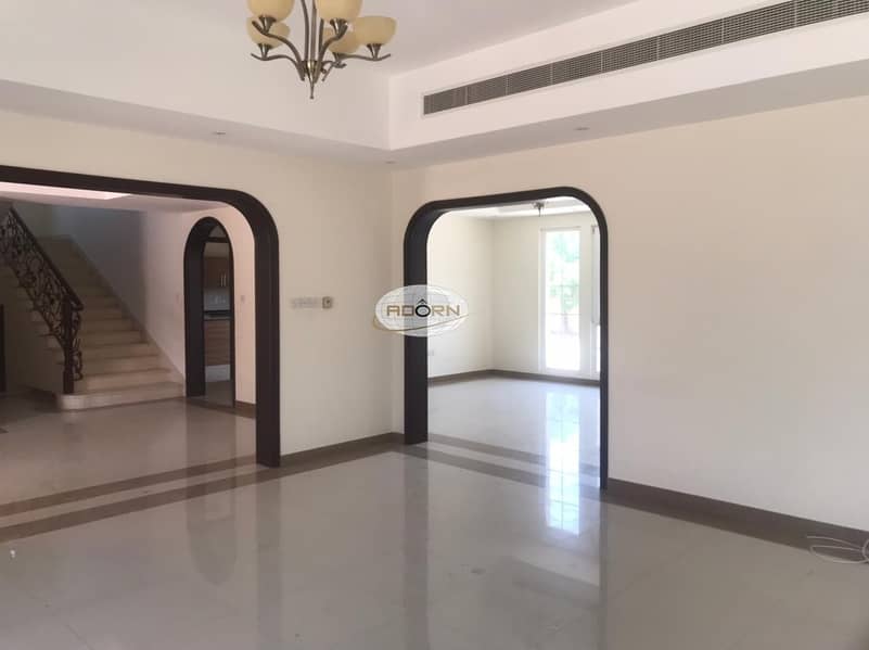 8 Spacious 5 bedroom plus maid independent villa with private pool in and garden in Al Qouze