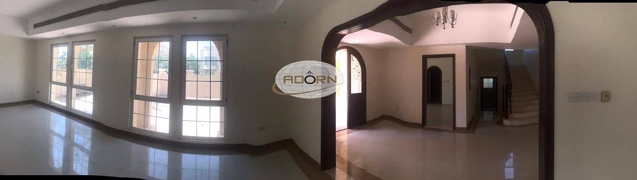 17 Spacious 5 bedroom plus maid independent villa with private pool in and garden in Al Qouze