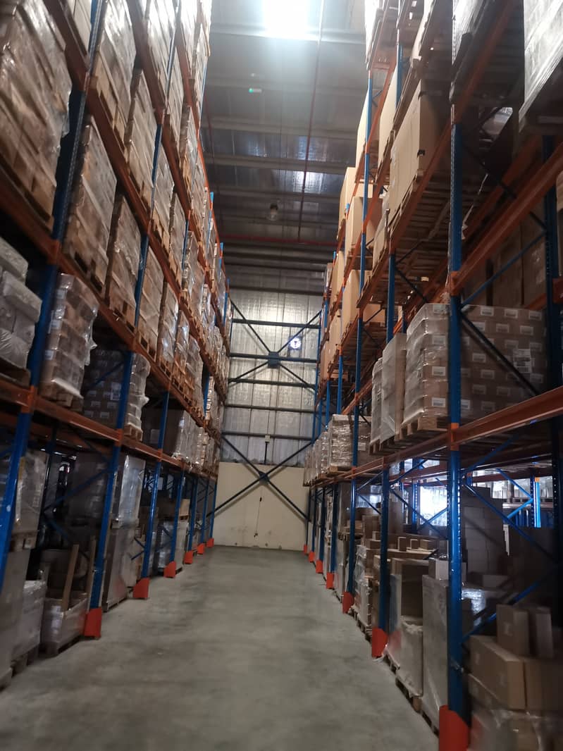 6,400 sqm/ 68,889 Sq. & 7,000 Sqm/ 75,350 Sq. Feet independent logistics warehouse facility available for rent inside JAFZA South.