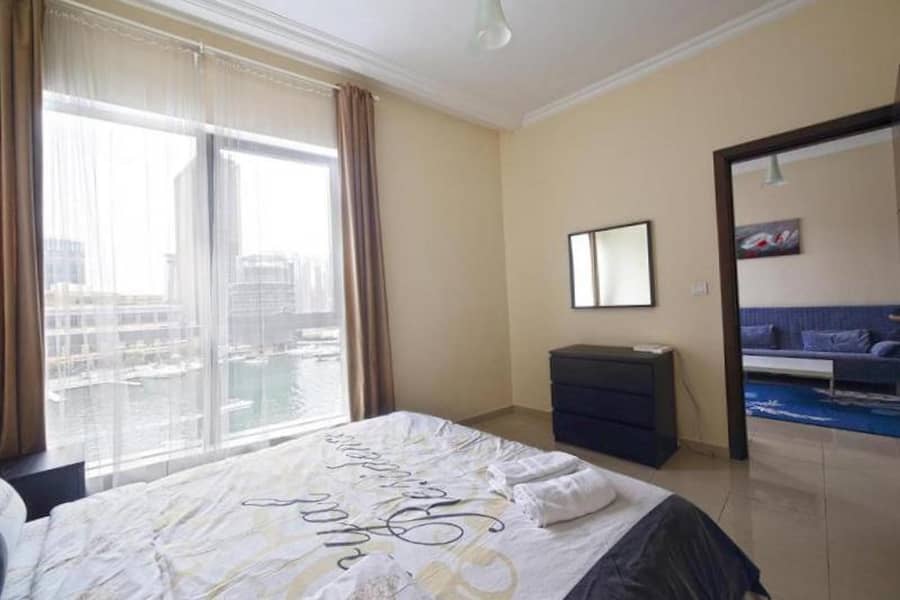 位于迪拜码头，湾区中心，湾区中心（中央大厦） 1 卧室的公寓 450 AED - 5175896