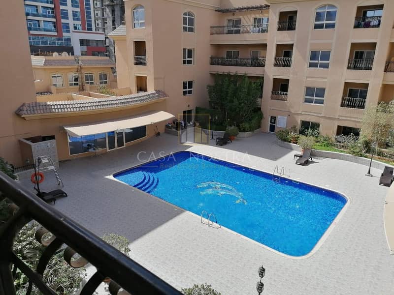 Spacious Furnished 1BR with Balcony Closed Kitchen