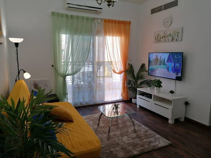 5 Spacious Furnished 1BR with Balcony Closed Kitchen