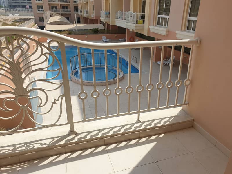 4 Pool view | Spacious 1 bed with Storage | Ground