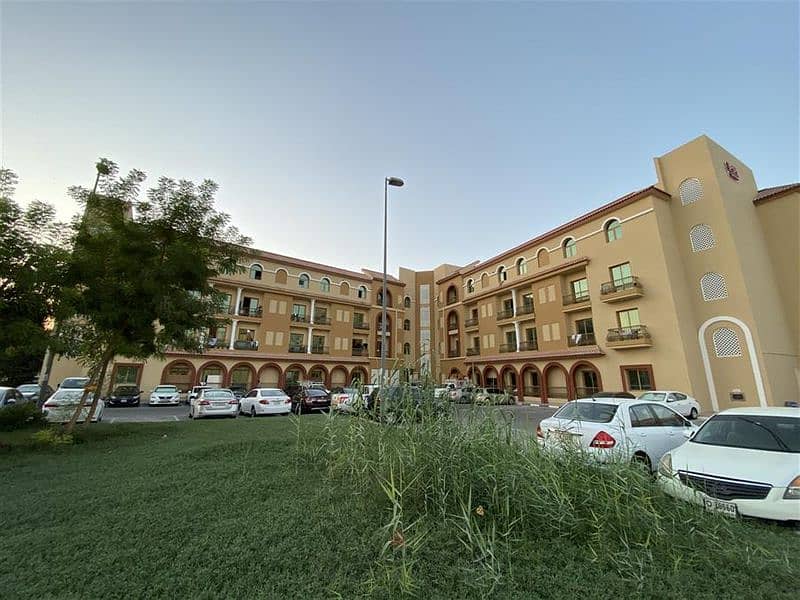 Int. City | Al Warsan First | Spain Cluster | Family Building | 1 Bedroom without Balcony | For Rent