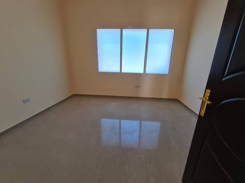 Spacious flat 2 bedroom + hall for rent in Shakhbout city good location New Villa