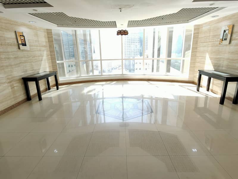 Partially Water View  |Chiller AC/Health Club/Two Months Free | Specious 1BHK with Master B/Room | Al Majaz3