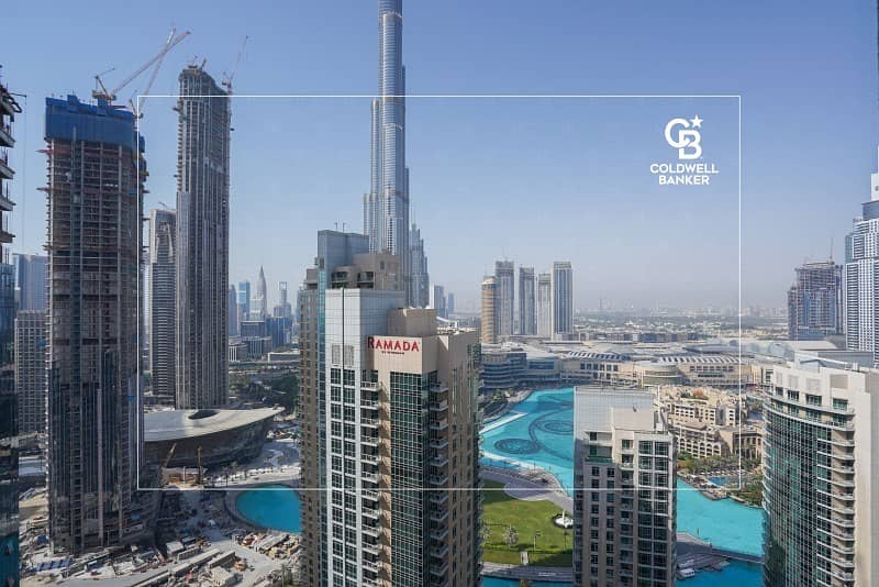 3 Spacious 2 Bedroom with a view of Burj Khalifa and Dubai Fountain