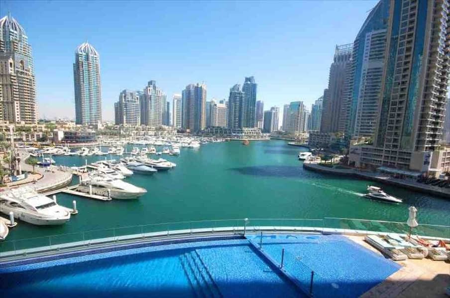 "Vacant Now | High Floor | Furnished | Marina View"