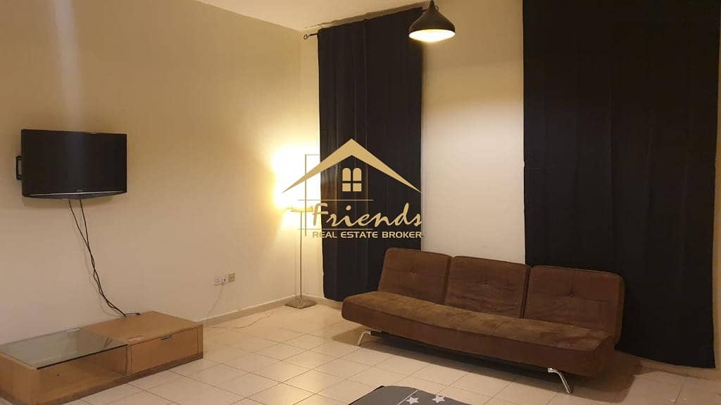 2 FULLY FURNISHED STUDIO IN ENGLAND CLUSTER IS FOR RENT aed21000/-YEARLY