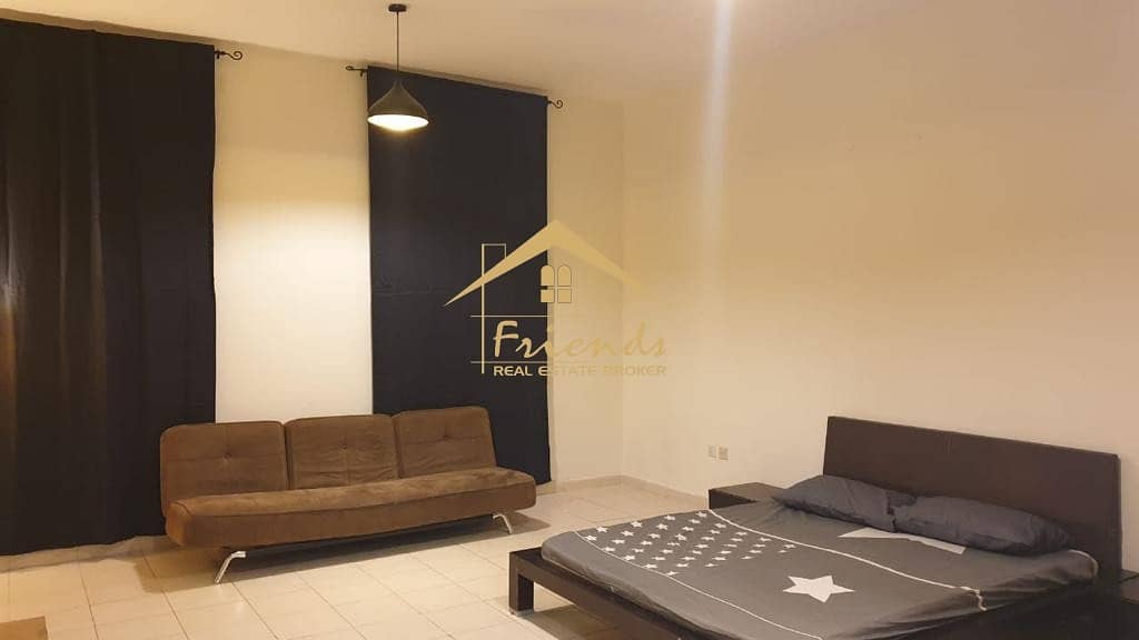 4 FULLY FURNISHED STUDIO IN ENGLAND CLUSTER IS FOR RENT aed21000/-YEARLY