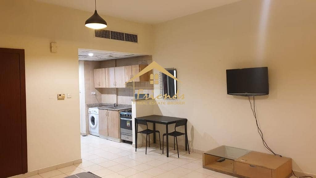 5 FULLY FURNISHED STUDIO IN ENGLAND CLUSTER IS FOR RENT aed21000/-YEARLY