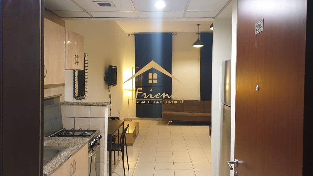 6 FULLY FURNISHED STUDIO IN ENGLAND CLUSTER IS FOR RENT aed21000/-YEARLY