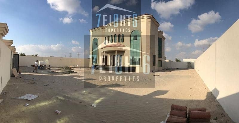 10 5 b/r spectacular high quality luxury brand new very spacious villa with good finishing + maids room