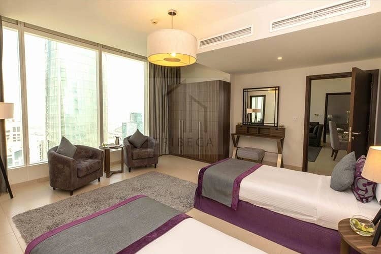 3 Well Appointed Bedroom | Fully Equipped Kitchen | Nassima Tower