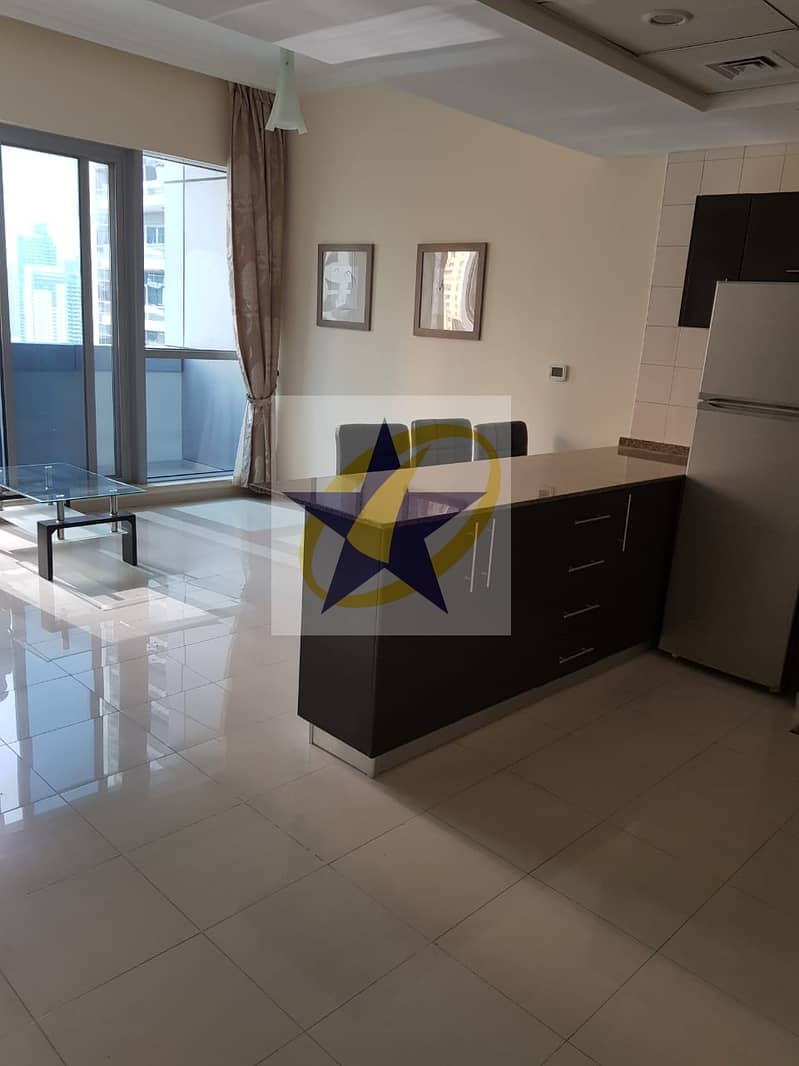 8 Furnished| One BHK Bay central West| Full Lake view  75K