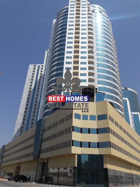 Brand New 1 b/r for Rent with Parking in Orient tower in Ajman