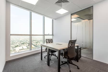 Office for Rent in Dafan Al Nakheel, Ras Al Khaimah - Private office space for 1 person in RAS AL KHAIMAH, Julphar Tower RAK