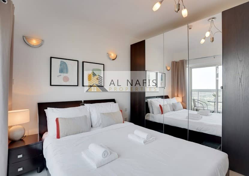 7 LUXURY FULLY FURNISHED |PARK VIEW| |GOLF SIDE  1 BHK HIGHER FLOOR