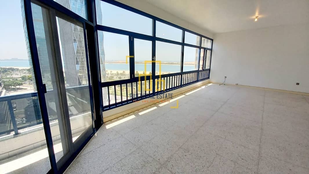 16 Sea View Huge  4bedroom apartment with balcony + maids room + store room