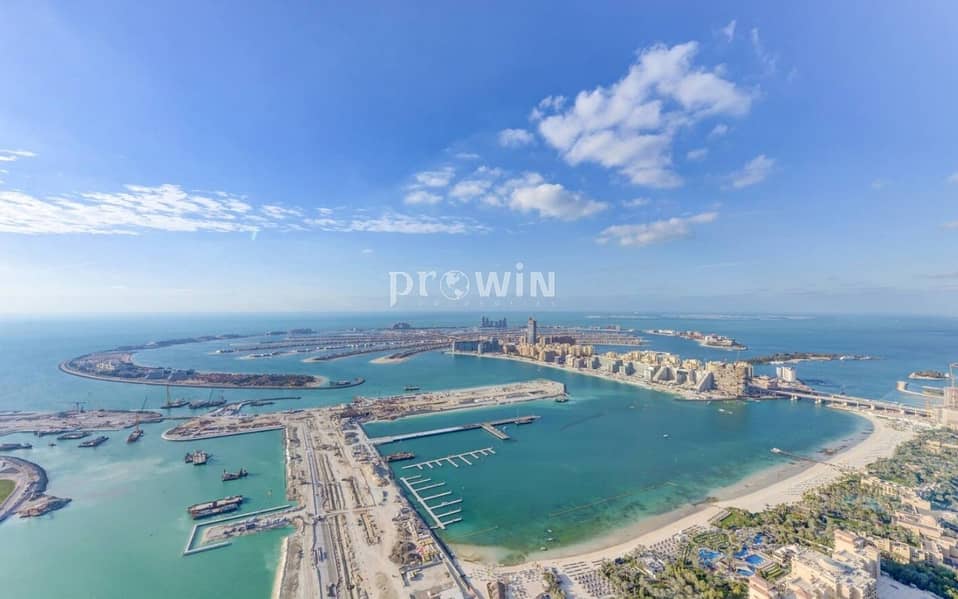4 Best Sunset View |High Floor | Panoramic Palm & Marina View