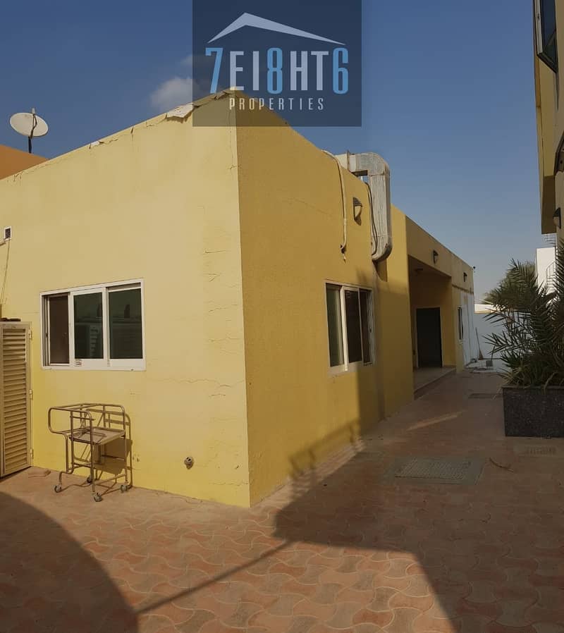 8 Outstanding property: 7 b/r good quality indep villa + maids room + private s/pool + large garden for rent in Warqaa 4