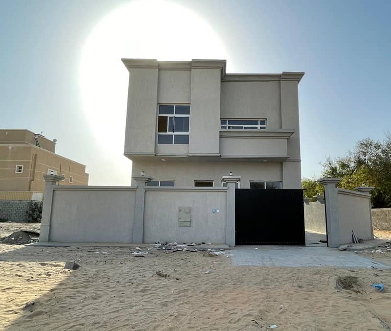 BRAND NEW BEAUTIFUL 5 BEDROOM HALL VILLA FOR RENT 70,000/- YEARLY AL ZAIHA AJMAN,