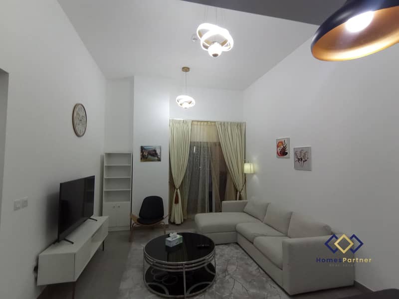 4 Furnished & Luxury 1 bedroom |  Chiller Free | With Big Balcony