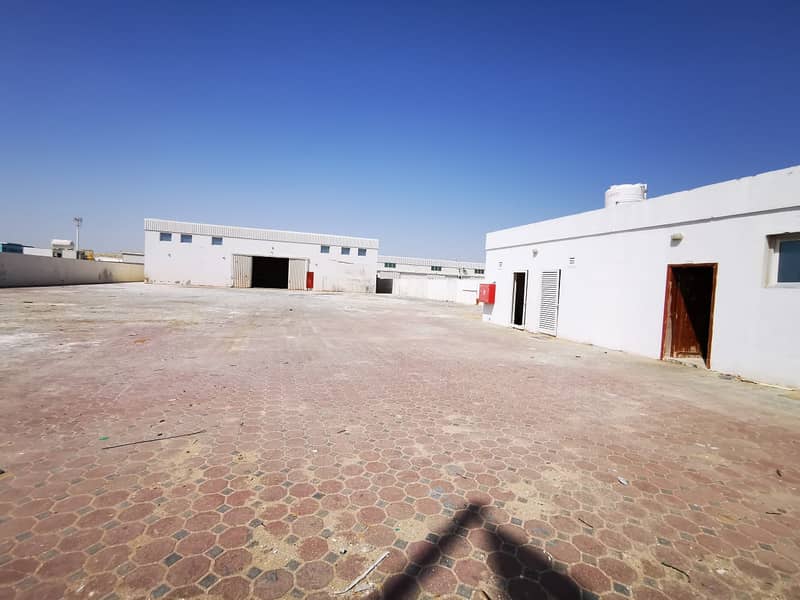 23000 Open Land and Shed 3 Phase Power(35Kw) Office 2 Room Boundary wall In Emirates Industrial City Al Saja Sharjah