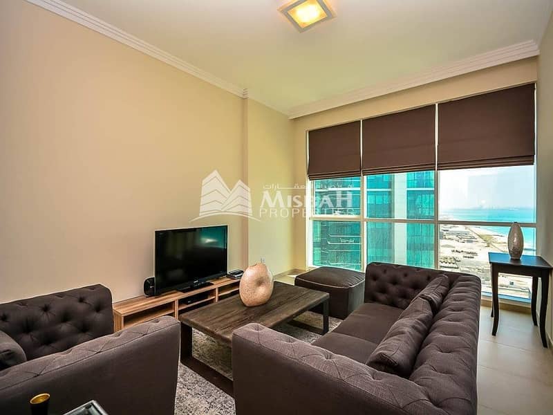 4 Sea View The Only 2 Bedroom With Maids Room in JBR Fully Furnished